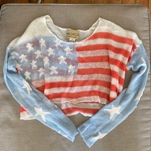 Cropped USA Sweater